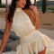Gianna | Halter Lace Mini Dress